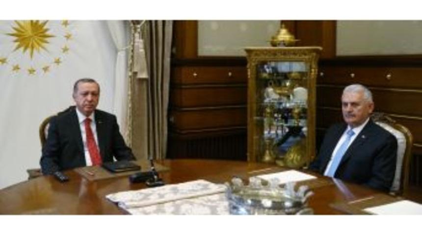 Cumhurbaşkanı Erdoğan, Başbakan Yıldırım&rsquo;ı Kabul Ediyor