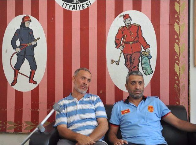 İtfaiyecilerin Hastaneye Kaldırdığı 15 Temmuz Gazisinden Anlamlı Ziyaret 1