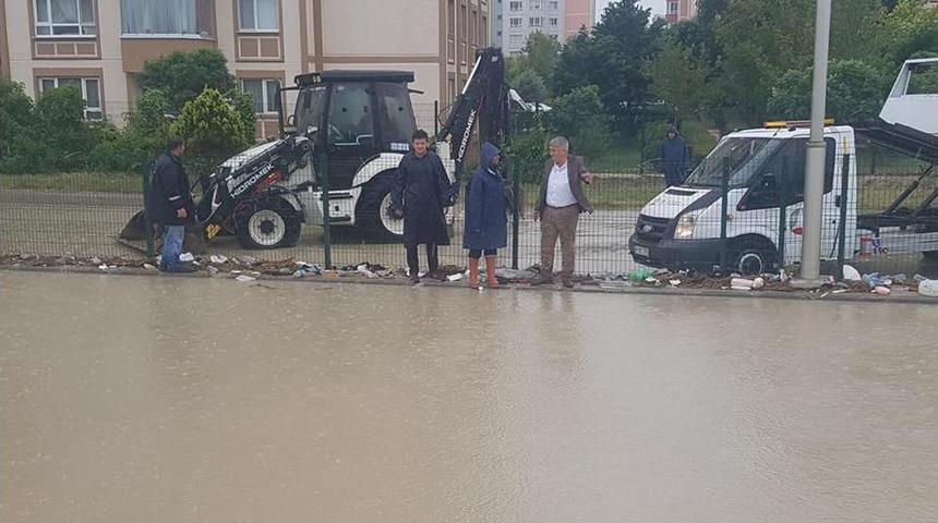 Tekirdağ&rsquo;dan Sel Manzaraları