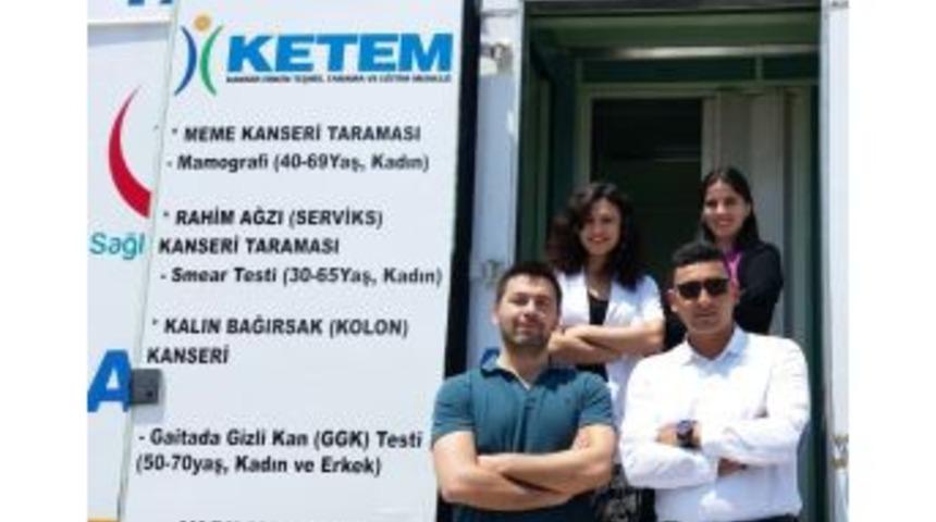 G&uuml;ny&uuml;z&uuml;&rsquo;nde Ketem Tarafından Meme Kanseri Taraması Yapıldı