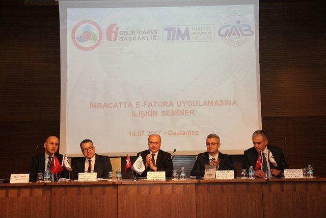 Gaib’te “ihracatta E-fatura Uygulaması” Semineri Gerçekleştirildi