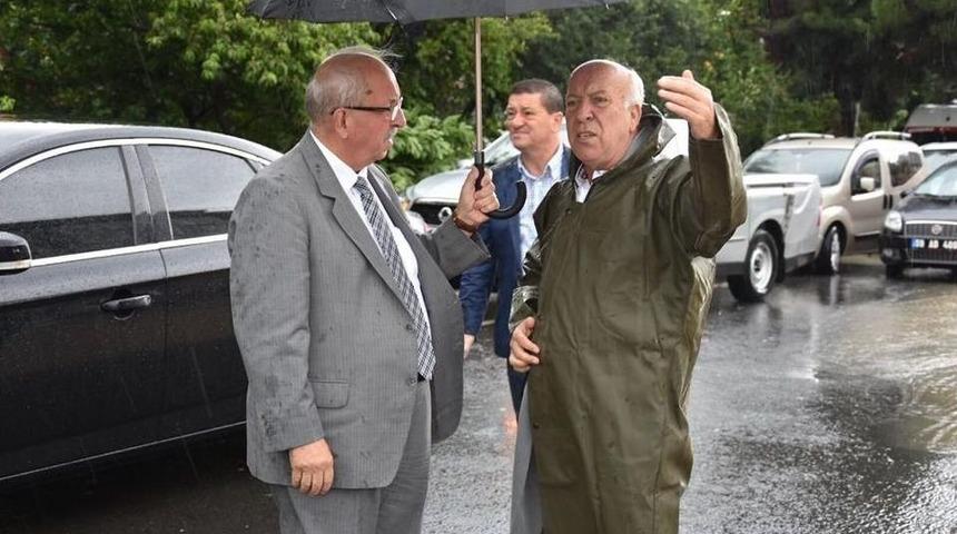 Marmaraereğlisi&rsquo;nde Yağmura Anında M&uuml;dahale