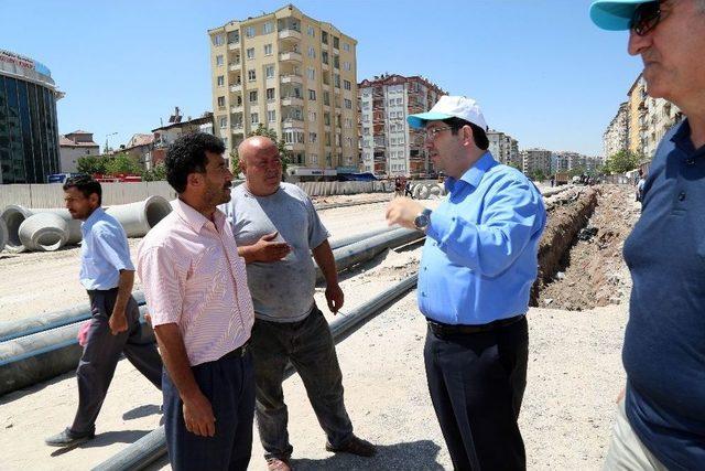 Aksaray’da Alt Geçit Projesinde Çalışmalar Sürüyor