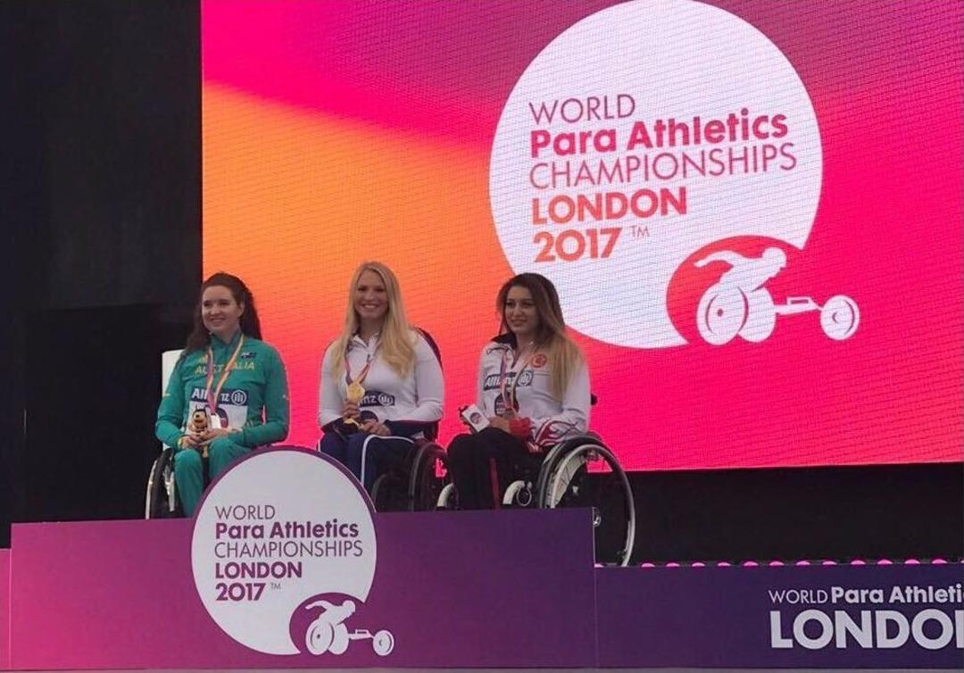 Engelli Sporcu Hamide Kurt, D&uuml;nya 3&rsquo;&uuml;nc&uuml;s&uuml; Oldu