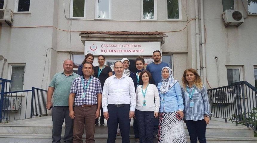 Yeşildağ&rsquo;dan G&ouml;k&ccedil;eada Devlet Hastanesi&rsquo;ne Ziyaret