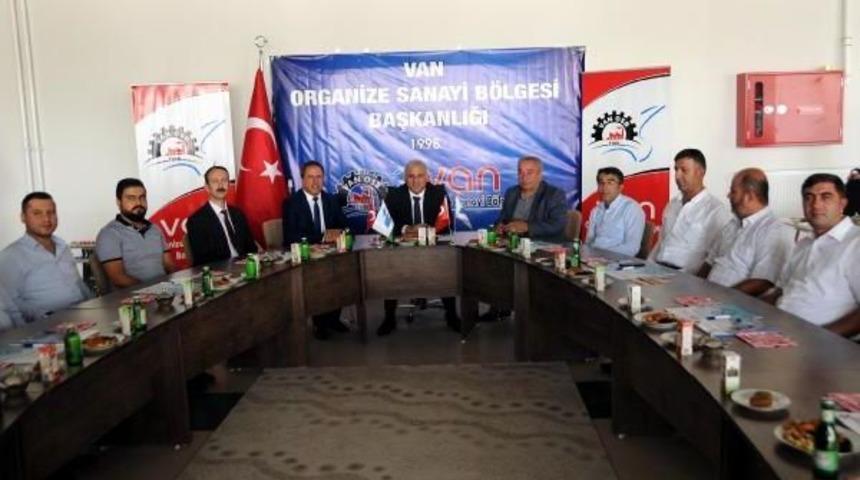 Van Valisi Zorluoğlu'ndan Osb'ye Destek S&ouml;z&uuml;