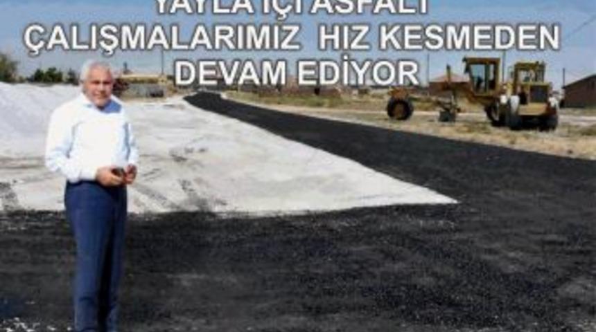 Eskil Belediyesi Asfalt &Ccedil;alışmalarını Hızlandırdı