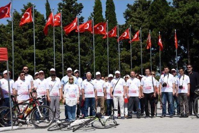 15 Temmuz Şehitleri Için Konya'dan Çanakkale'ye 1600 Kilometre Pedal Çevirdiler