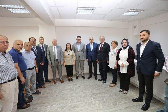 Başkan K&ouml;semusul Ziyaretlerini S&uuml;rd&uuml;r&uuml;yor 1