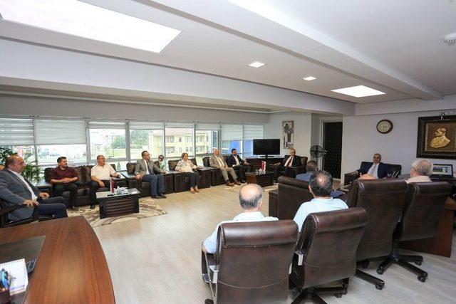 Başkan K&ouml;semusul Ziyaretlerini S&uuml;rd&uuml;r&uuml;yor 3