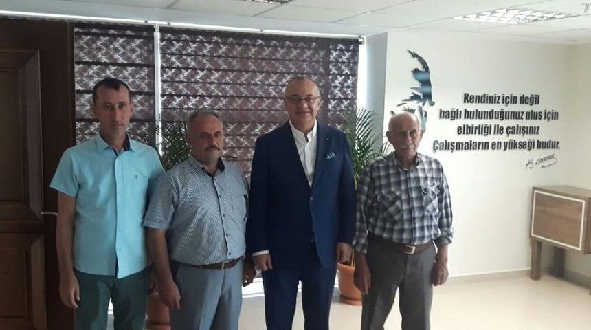 Başkan Erg&uuml;n, Şehit Ailesini Ağırladı