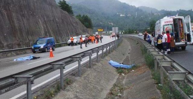 Ordu'da Motosikletle Hız Kazası: 2 Ölü