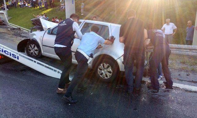 Kağıthane Tem’de Trafik Kazası: 4 Yaralı