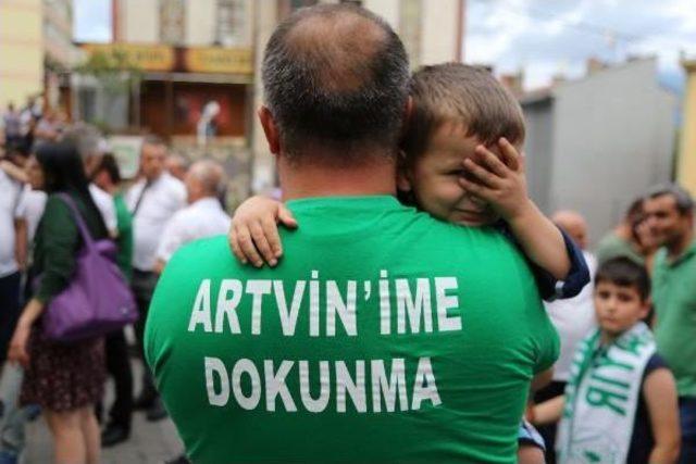 Artvin de, Yeşil Artvin Derneği nden Danıştay Kararına Tepki Eylemi 2