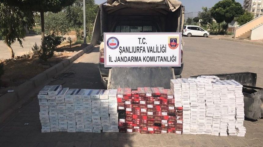 Şanlıurfa&rsquo;da 18 Bin Paket Ka&ccedil;ak Sigara Ele Ge&ccedil;irildi
