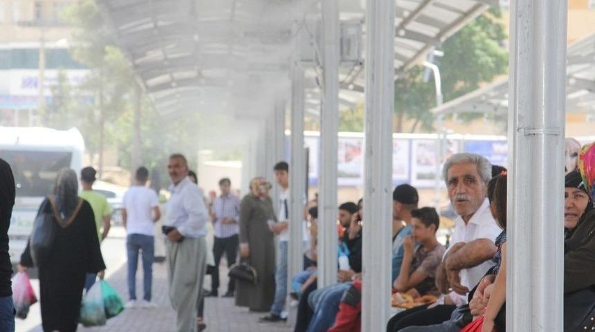 Duraklarda Buhar Sistemi Faaliyete Ge&ccedil;ti