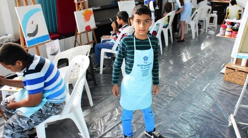S&uuml;leymanpaşalı &Ccedil;ocuklar Sanatı Ustalarından &Ouml;ğreniyor
