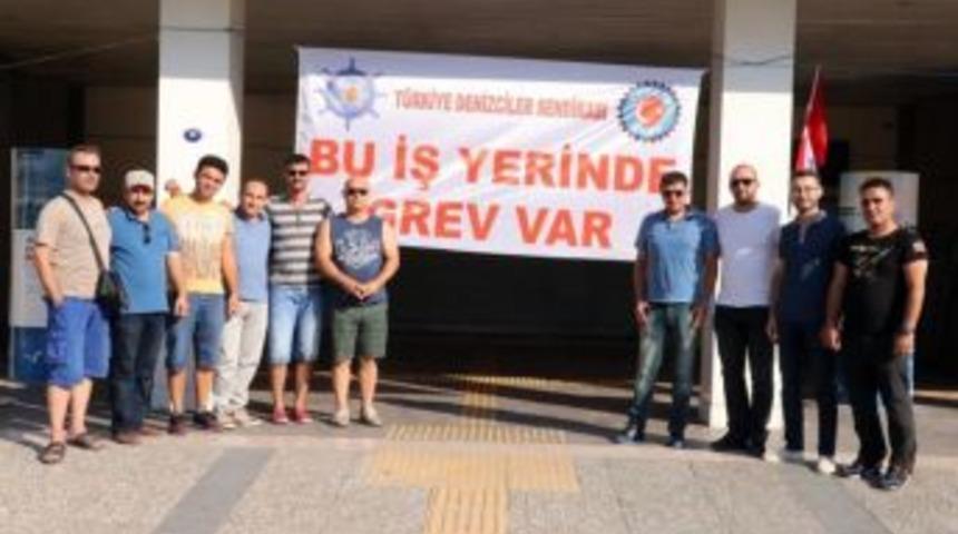 İzdeniz&rsquo;de Grev 9. G&uuml;nde