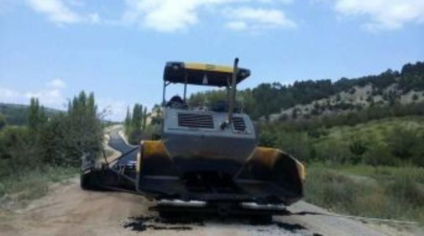 Şaphane&rsquo;de Yol &Ccedil;alışmaları