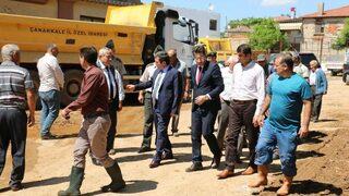 Vali Tavlı’dan Sel Yaşanan Bölgelerde İnceleme