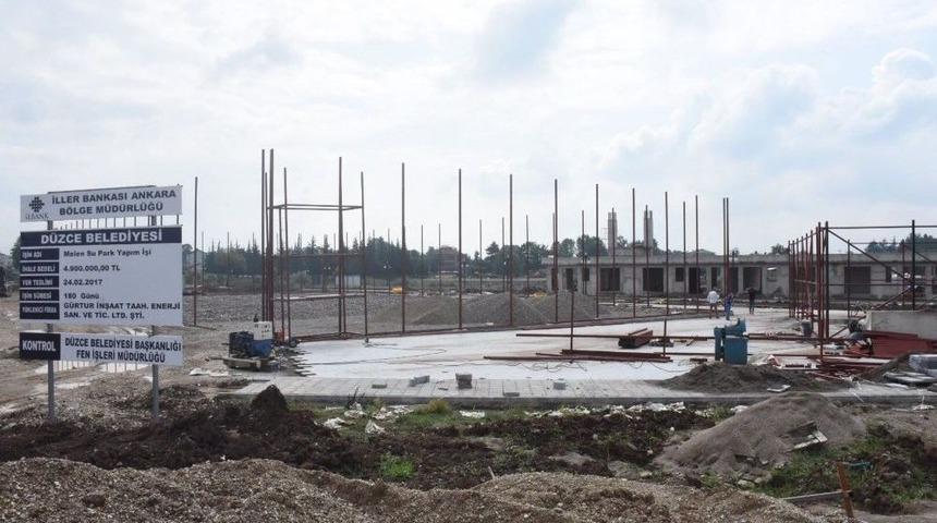 Melen Su Parkta Hummalı &Ccedil;alışmalar Yapılıyor