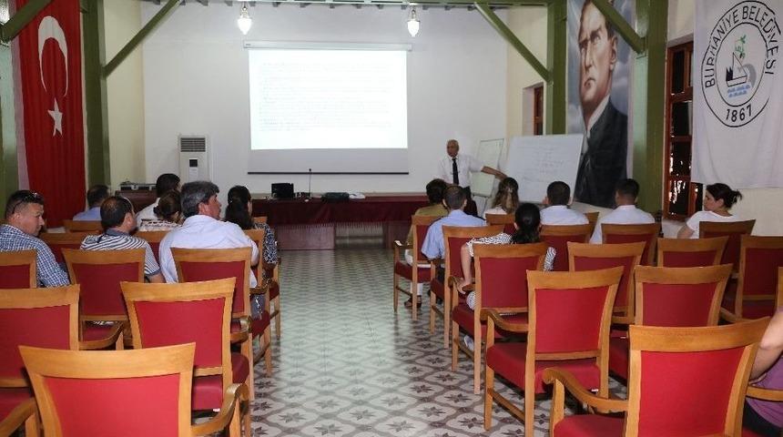 Belediye Personeline Taşınır Mal Y&ouml;netmeliği İle İlgili Eğitim Verildi
