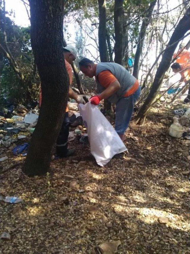 Aydın’da Umut Yolcularından Geriye Kalan Çöpler Temizlendi