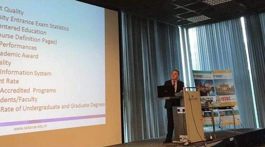 Rekt&ouml;r Elmas Yurt Dışında Konferanslara Katıldı