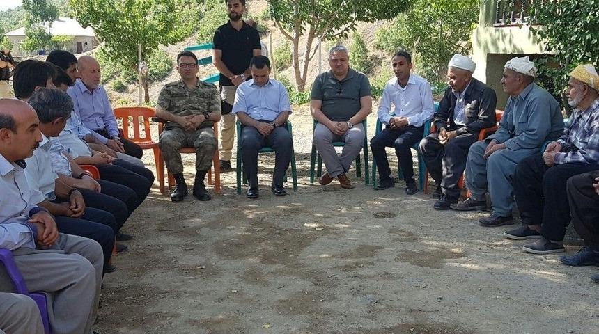 Kaymakam T&uuml;rkman&rsquo;dan Taziye Ziyareti