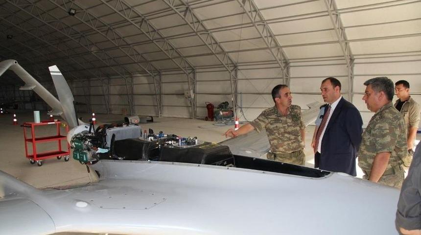 Vali Kaldırım İha&rsquo;ları İnceledi