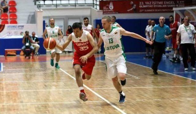 Litvanya-Türkiye: 87-55 (İşitme Engelliler Olimpiyatı) 1