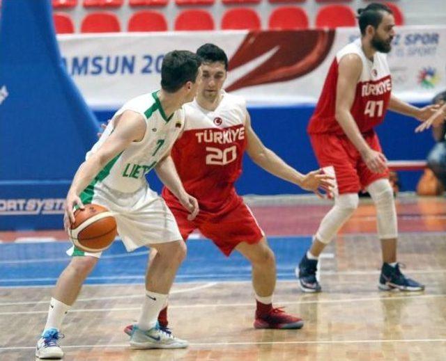 Litvanya-Türkiye: 87-55 (İşitme Engelliler Olimpiyatı) 2