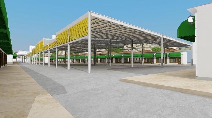 Kdz. Ereğli Pazaryeri Modern Bir G&ouml;r&uuml;n&uuml;me Kavuşuyor