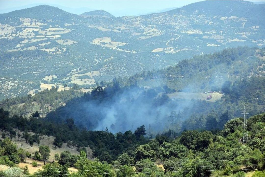 Dursunbey&rsquo;de Orman Yangını