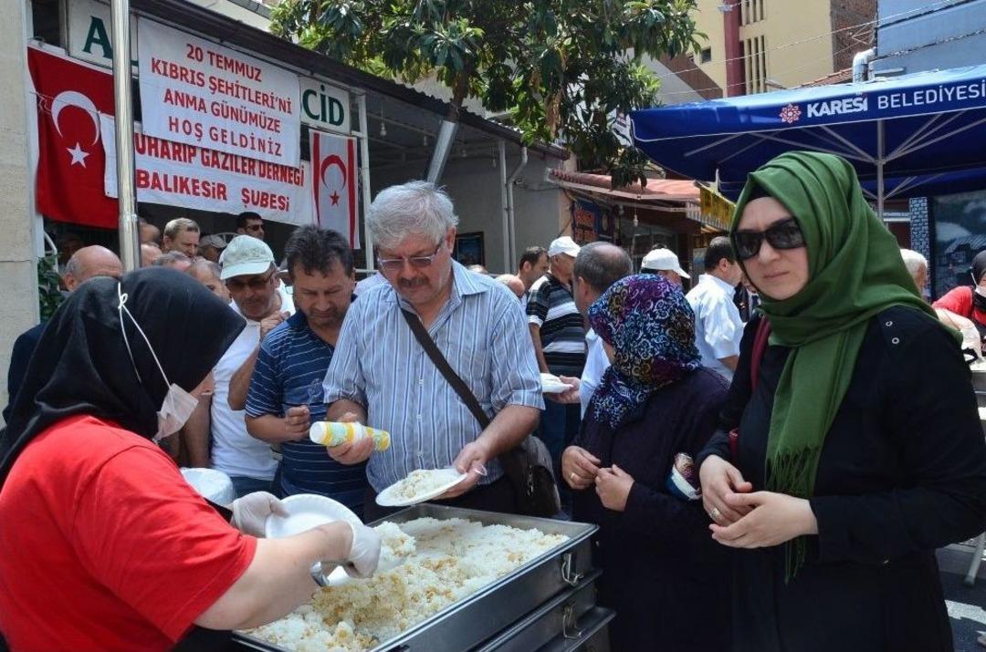 20 Temmuz Kıbrıs Şehitleri Balıkesir&rsquo;de Anıldı