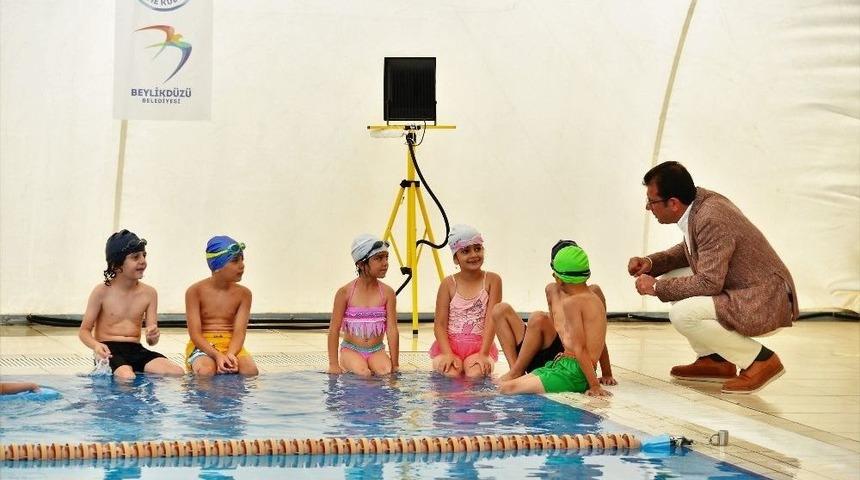 Başkan İmamoğlu, Yaz Spor Okulları&rsquo;nı Ziyaret Etti