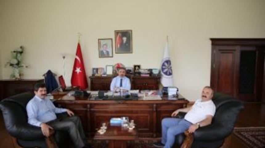 Rekt&ouml;r Prof. Dr. &Ccedil;oşkun&rsquo;dan A&uuml;&rsquo;ye Ziyaret