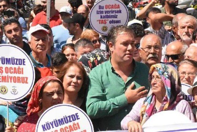 Mahalle Sakinlerinden Taş Ocağı Tepkisi 2