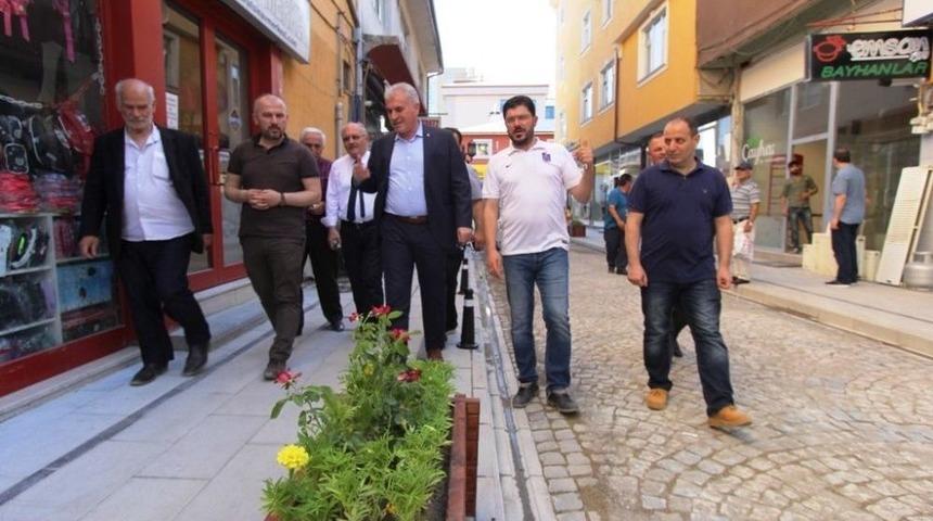 Başkan Memiş, Gazetecilerle Birlikte Hizmetleri Gezdi