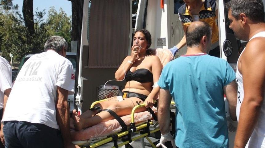 Tatilci Anne Ve Kızı Havuz Başında Klordan Etkilenip Hastanelik Oldu