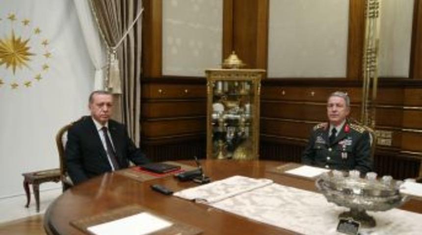 Cumhurbaşkanı Erdoğan, Akar&rsquo;ı Kabul Etti