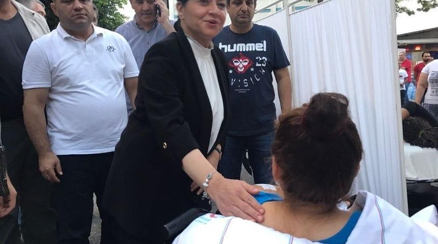 Vali Civelek Yaralıları Ziyaret Etti