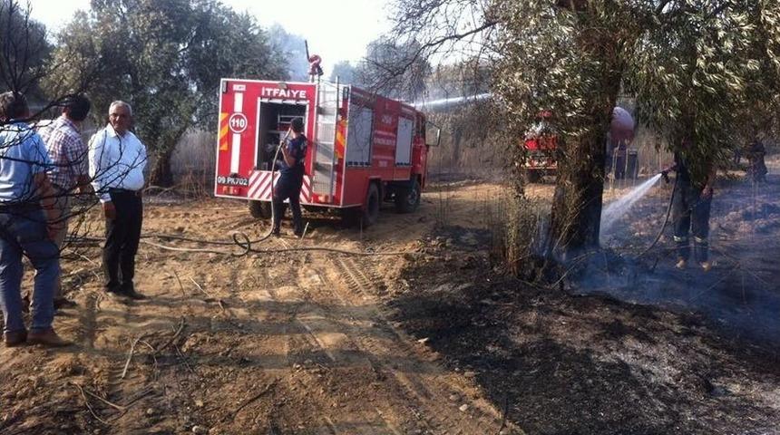 Sultanhisar&rsquo;da Yangın