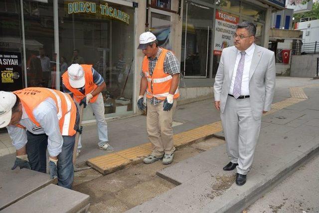 Başkan Yağcı, Kent Merkezinde Bulunan Esnafı Ziyaret Etti