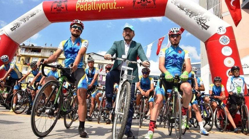 Başkan Doğan&rsquo;dan &ldquo;ayasofya İ&ccedil;in Pedallıyoruz&rdquo; Ekibine Destek