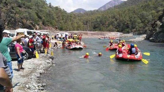 Raftingçiler Dalaman'da Buluştu