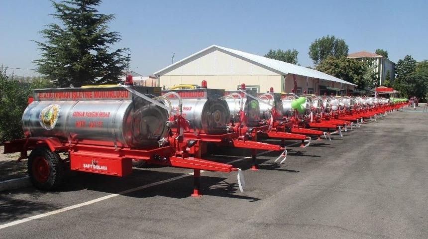 Orman Yangını İle M&uuml;cadele İ&ccedil;in 36 Su Tankeri Alındı