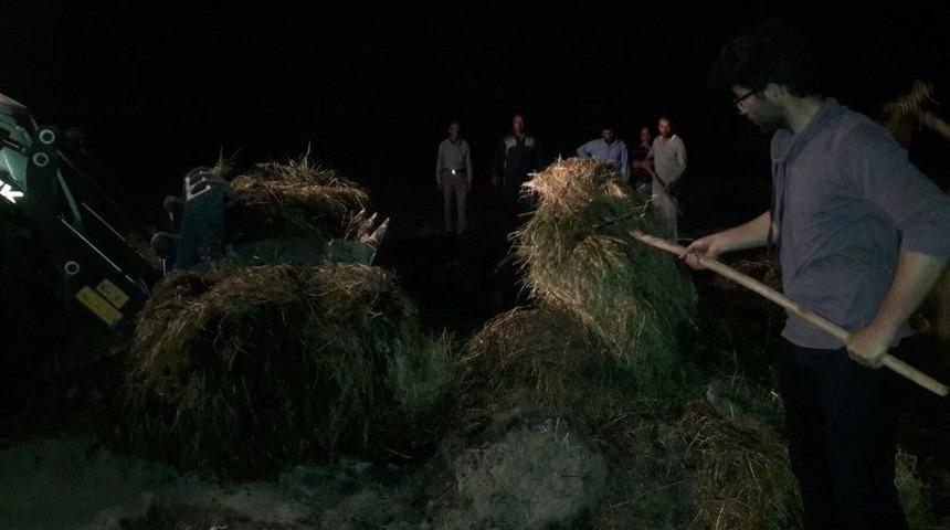 &Ccedil;aldıran&rsquo;da Bin Bağ Ot Yandı