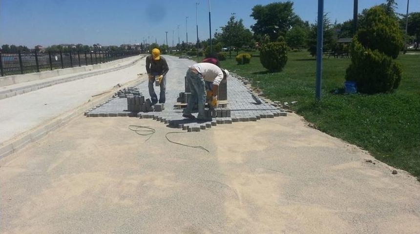 Beyşehir&rsquo;in En B&uuml;y&uuml;k Parkına Y&uuml;r&uuml;y&uuml;ş Yolu