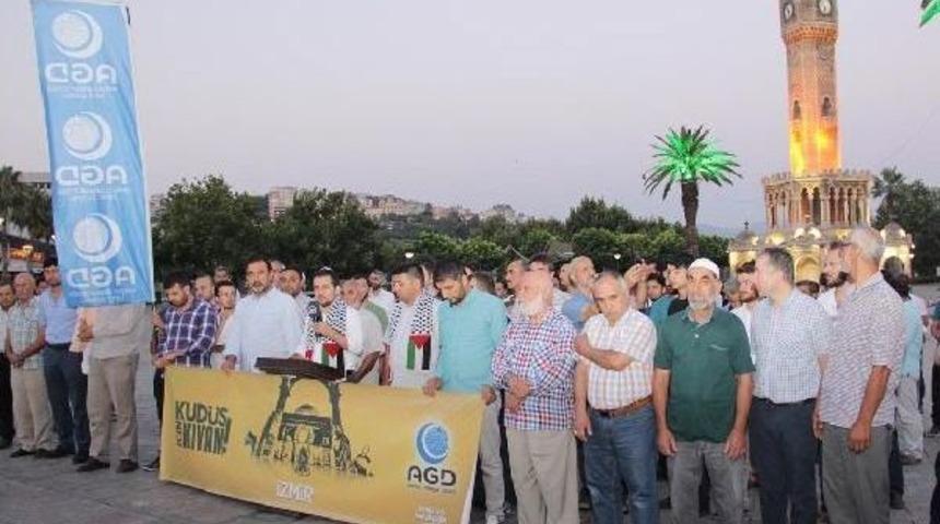 Mescid-I Aksa'nın Ibadete Kapatılmasına Protesto